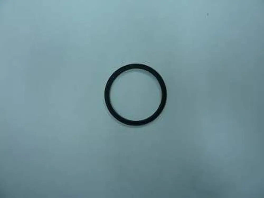 Dichter schwarzer O-Ring auf hellem Hintergrund, verwendet in verschiedenen Anwendungen, einschließlich Heizsystemen von Remeha.